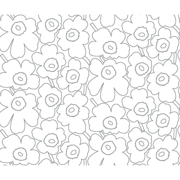 Tapetti Marimekko Piirto Unikko, 0.7x10.05m, non-woven