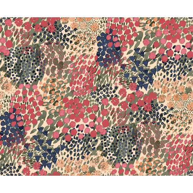 Tapetti Marimekko Kukkameri, 0.7x10.05m, non-woven