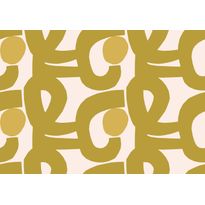 Tapetti Marimekko Seppel, kiiltävä, ruusukulta, 25967