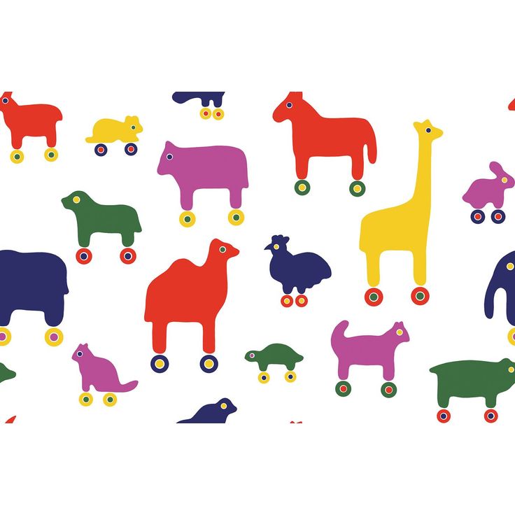 Lastenhuoneen tapetti Marimekko Rulla, 0.7x10.05m, non-woven