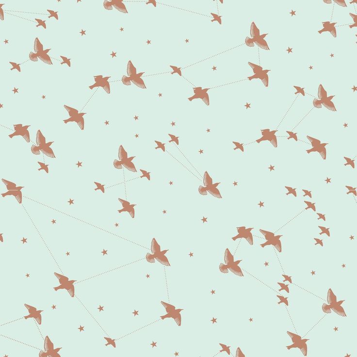 Lastenhuoneen tapetti Mini Moderns Star-ling, 0.52x10m, non-woven