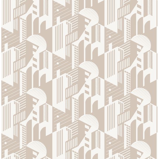 Tapetti Mini Moderns Bauhaus, 0.52x10m, non-woven