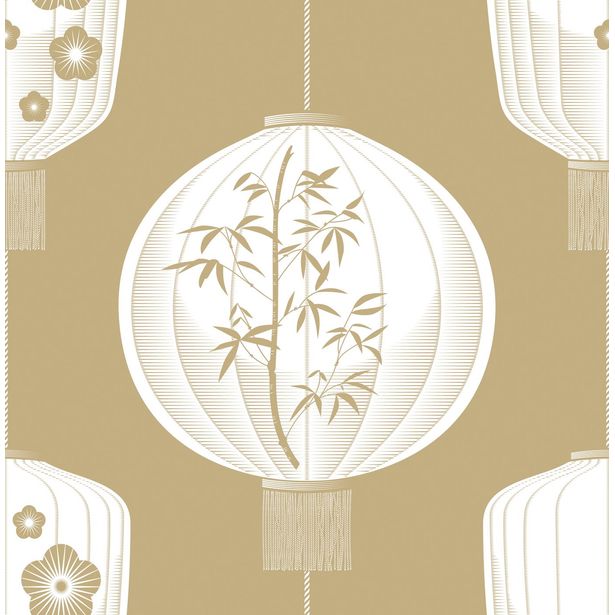 Tapetti Mini Moderns Lucky Lantern, 0.52x10m, non-woven