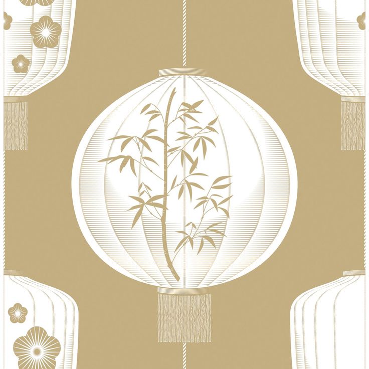 Tapetti Mini Moderns Lucky Lantern, 0.52x10m, non-woven