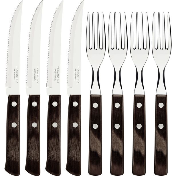 Pihviaterimet Tramontina Barbecue, 8 osaa