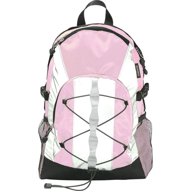 Heijastava reppu Huomio, 15l, pinkki
