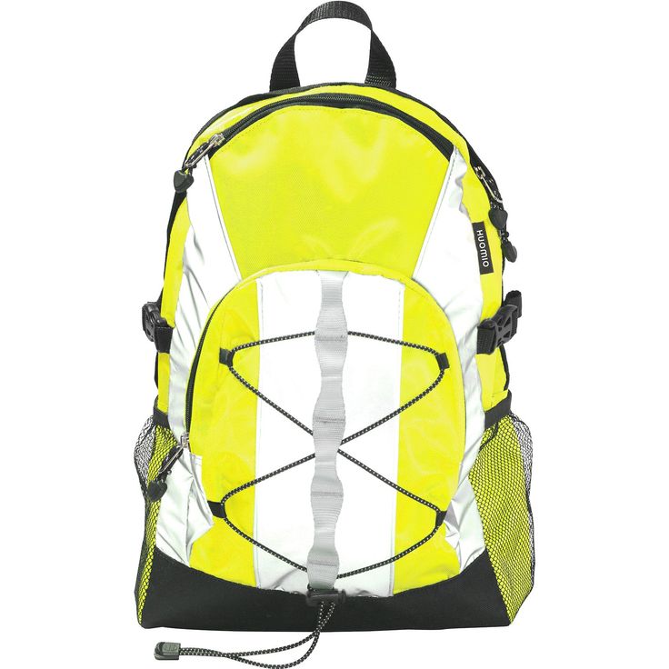Heijastava reppu Huomio, 15l, keltainen