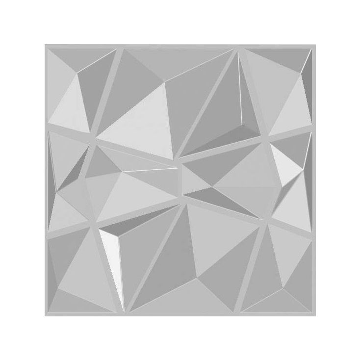 Sisustuslevy Mannerlaatta 3D Diamond 500x500 mm