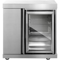 Jääkaappimoduuli Myoutdoorkitchen Stainless Collection, 83 cm, teräs, 63 l, säilytyskaappi