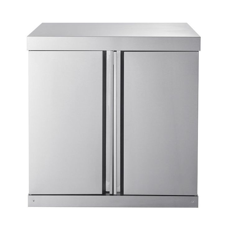 Säilytyskaappimoduuli Myoutdoorkitchen Stainless Collection, 2 ovea