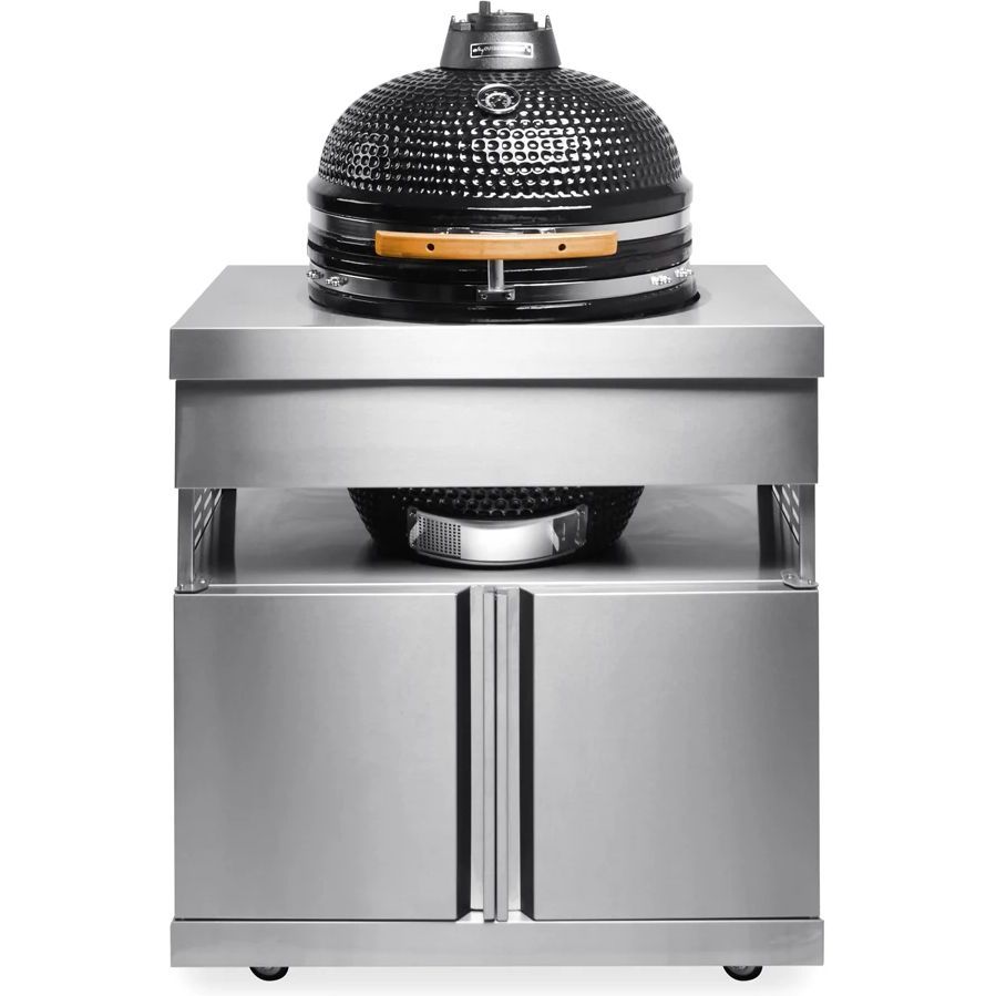 Kesäkeittiön Kamado-moduuli Myoutdoorkitchen Stainless Collection