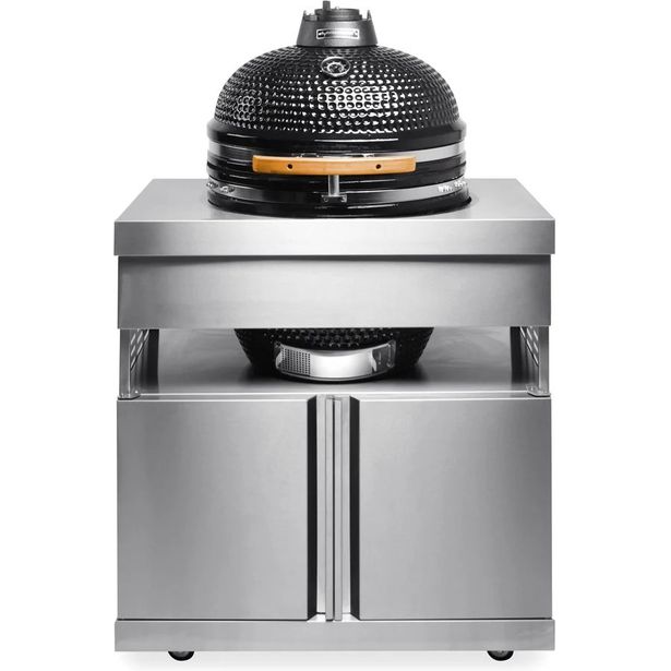 Kesäkeittiön Kamado-moduuli Myoutdoorkitchen Stainless Collection
