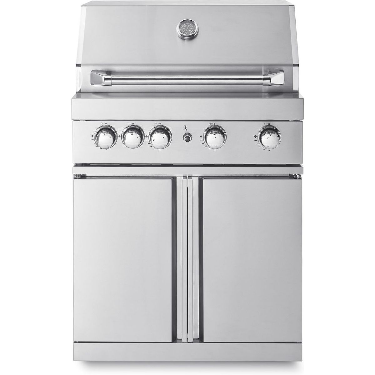 Vapaasti seisova kaasugrilli 4 poltinta ja infrapunalämmitin Myoutdoorkitchen Stainless Collection