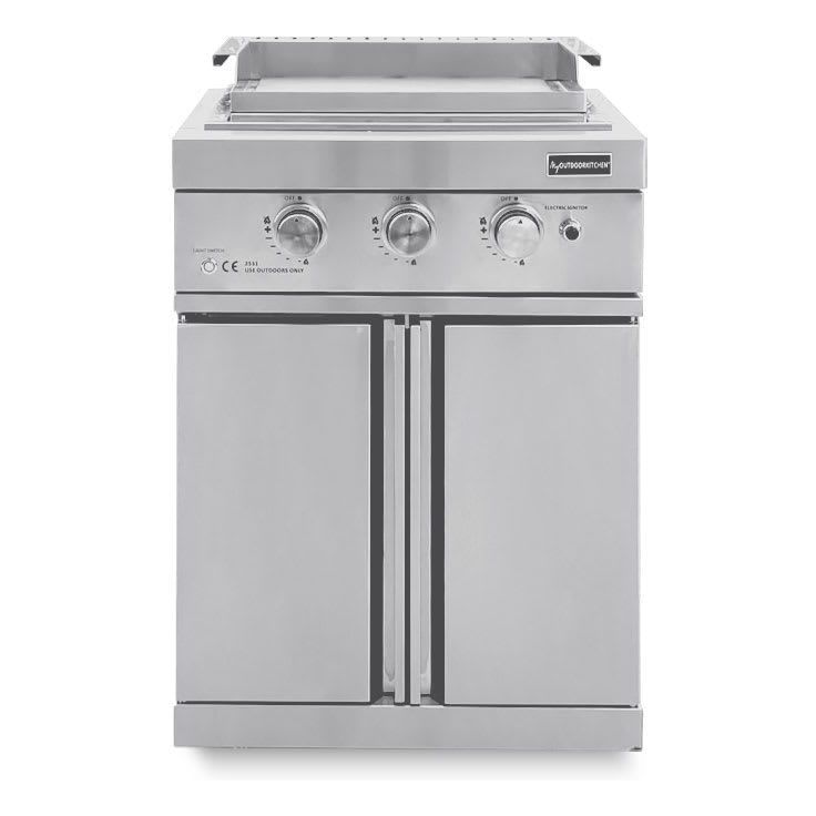 Kesäkeittiön Teppanyaki-moduuli Myoutdoorkitchen Stainless Collection