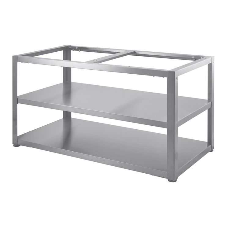 Perusmoduuli Myoutdoorkitchen Nordic Line, 120 cm, 2 moduulia, ruostumaton teräs