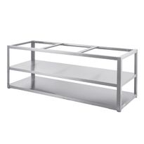 Kesäkeittiön perusmoduuli Myoutdoorkitchen, 180 cm, 3 moduulia, ruostumaton teräs