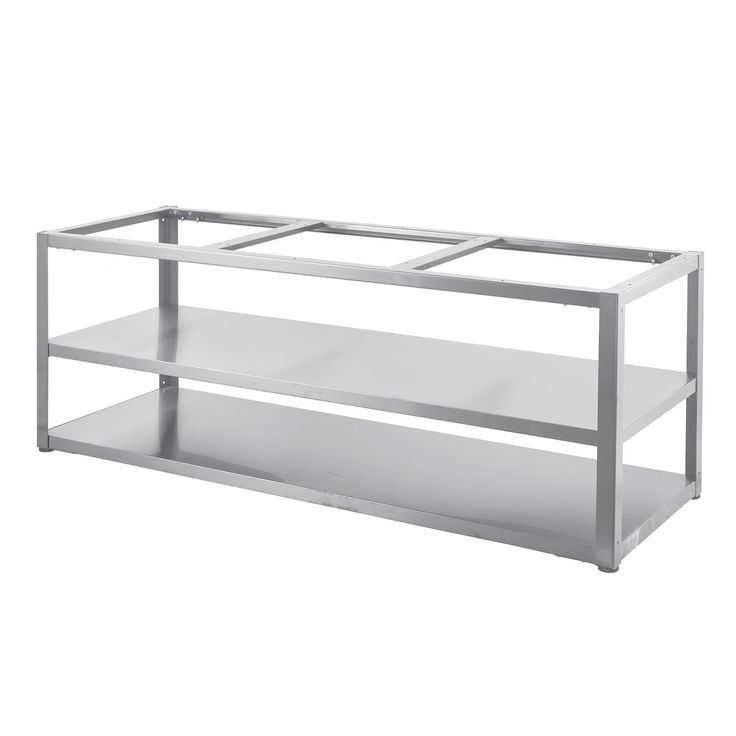 Perusmoduuli Myoutdoorkitchen Nordic Line, 180 cm, 3 moduulia, ruostumaton teräs