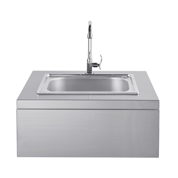 Tiskiallasmoduuli Myoutdoorkitchen Nordic Line, integroitava, ruostumaton teräs