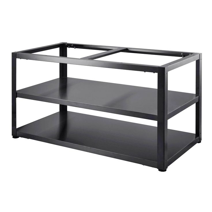 Perusmoduuli Myoutdoorkitchen Nordic Line, 120 cm, 2 moduulia, musta