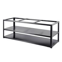 Kesäkeittiön perusmoduuli Myoutdoorkitchen, 180 cm, 3 moduulia, musta