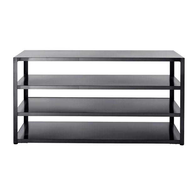 Työtasomoduuli hyllyillä Myoutdoorkitchen Nordic Line, 180 cm, musta