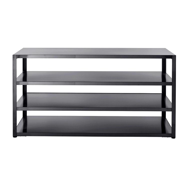 Työtasomoduuli hyllyillä Myoutdoorkitchen Nordic Line, 180 cm, musta