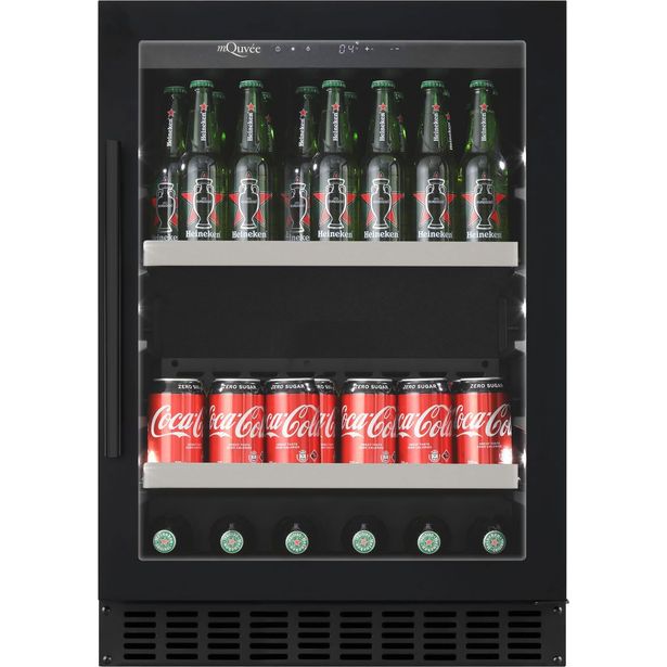 Juomakaappi mQuvée BeerServer 60 BS60AB-700, 60cm, musta, integroitava