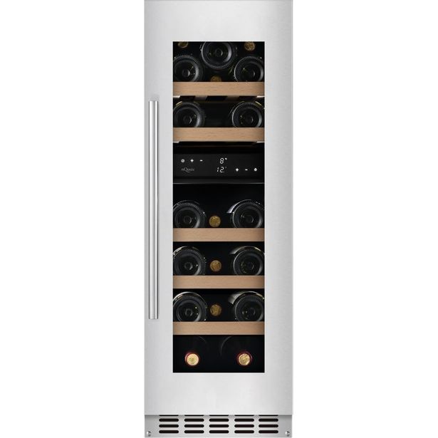 Kahden lämpötilan viinikaappi mQuvée WineCave 780 30D WCD30S-780, teräs, integroitava