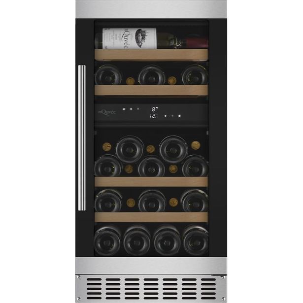 Kahden lämpötilan viinikaappi mQuvée WineCave 700 40D Modern WCD40M, musta