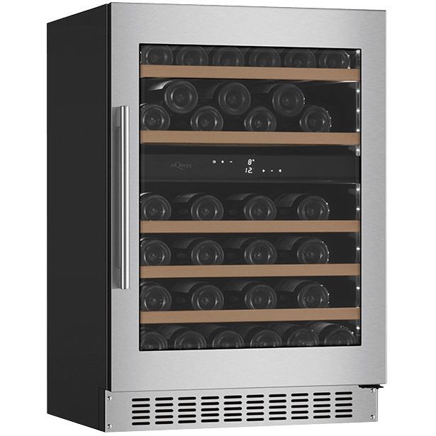Viinikaappi mQuvée, WineCave 780 60D Stainless - WCD60S-780