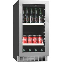 Juomakaappi mQuvée BeerServer 40 BS40S-700, 40cm, 80 l, teräs, integroitava