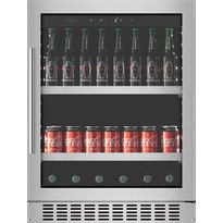 Juomakaappi mQuvée BeerServer 60 BS60S-700, 60cm, teräs, integroitava