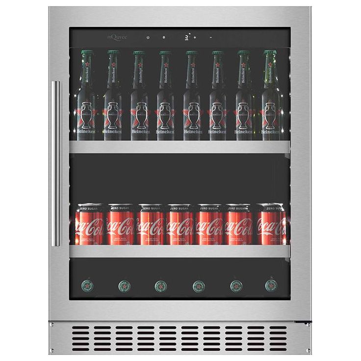 Juomakaappi mQuvée BeerServer 60 BS60S-700, 60cm, teräs, integroitava