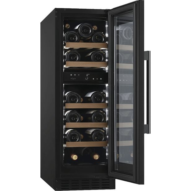 Viinikaappi mQuvée, WineCave 800 30D Fullglass Black - WCD30FGB-800