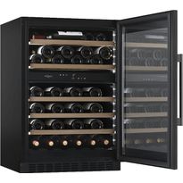 Viinikaappi mQuvée, WineCave 800 60D Fullglass Black - WCD60FGB-800