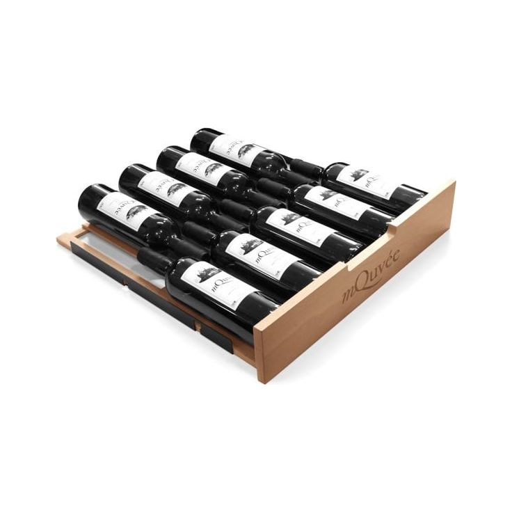 Ulosvedettävä hylly Drawer mQuvée Velvet 170 viinikaappiin