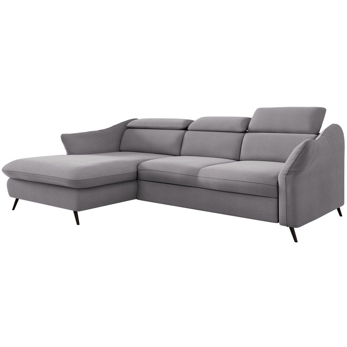 Divaanivuodesohva Nomla MANGO, 4-istuttava, vasen, harmaa