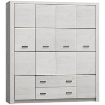 Vaatekaappi Nomla INDIANAPOLIS 18, saranaovet, 178x214cm