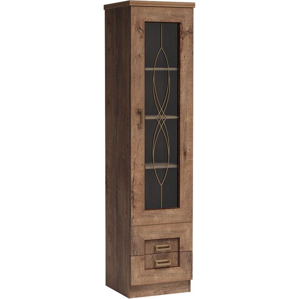 Vitriini Nomla TADEUSZ 10 L, 46x191cm, ruskea