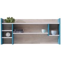 Työpöydän hylly Nomla PLANET SYSTEM 11, 125x55cm, valkoinen/ruskea/sininen