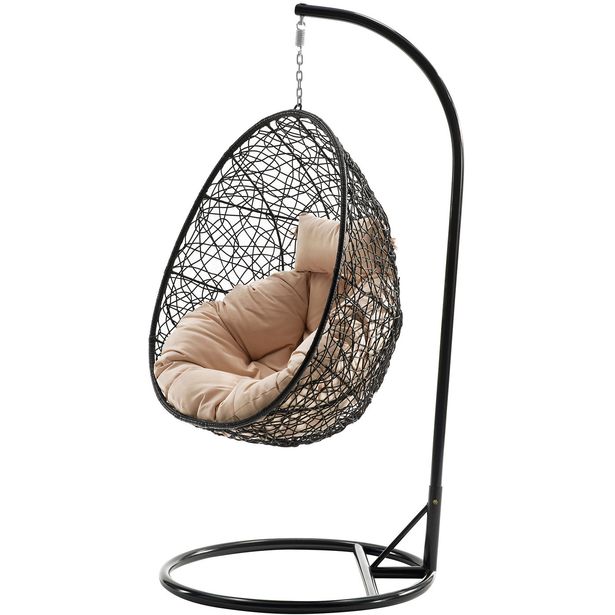 Riipputuoli Nomla Fogo, musta/beige