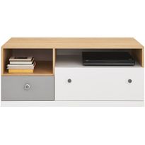 TV-taso Nomla PIXEL SYSTEM PX11, leveys 120cm, valkoinen/ruskea