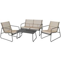 Puutarhakalustesetti Nomla Gotiro, ruskea, harmaa