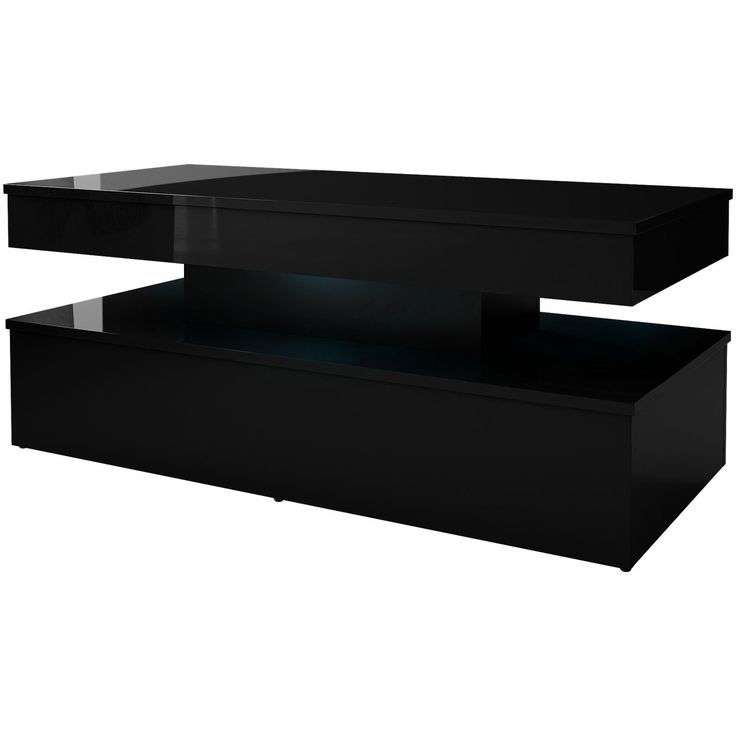 Sohvapöytä Nomla 120 GLOSSA 01, LED-valaistuksella, 120x55cm