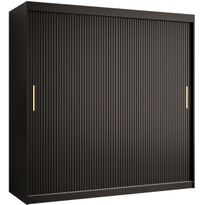 Liukuovivaatekaappi Nomla RIFLO SLIM 1 180, 180x200cm