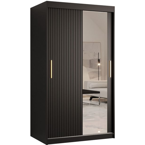 Liukuovivaatekaappi Nomla RIFLO SLIM 2 100, 100x200cm