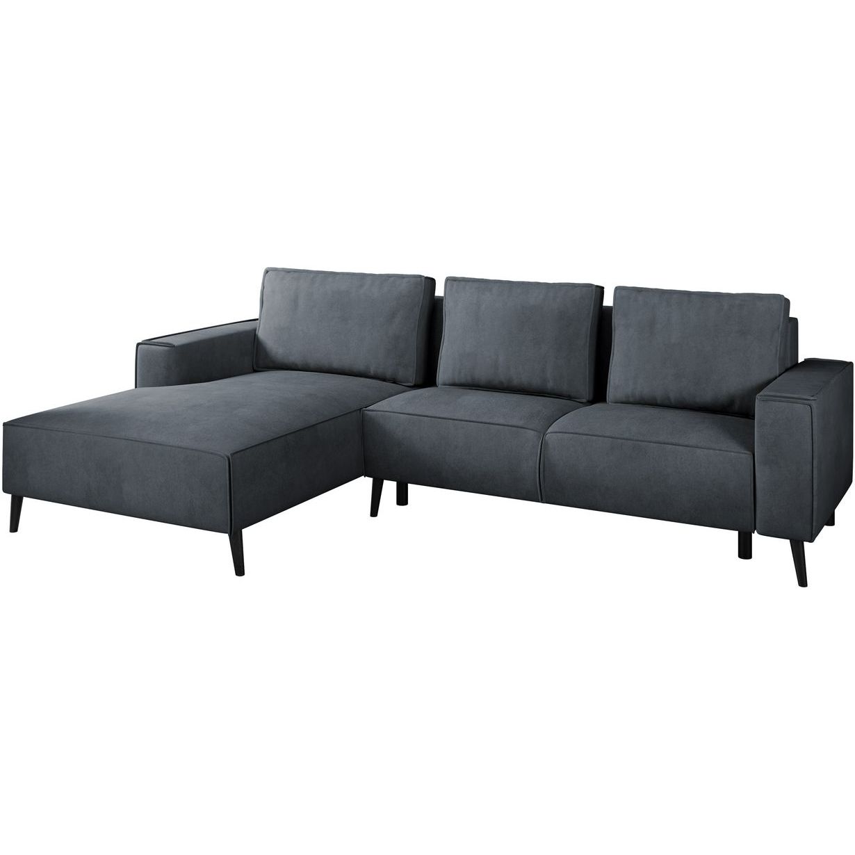 Divaanivuodesohva Nomla MINGO, 3-istuttava, vasen, tummanharmaa