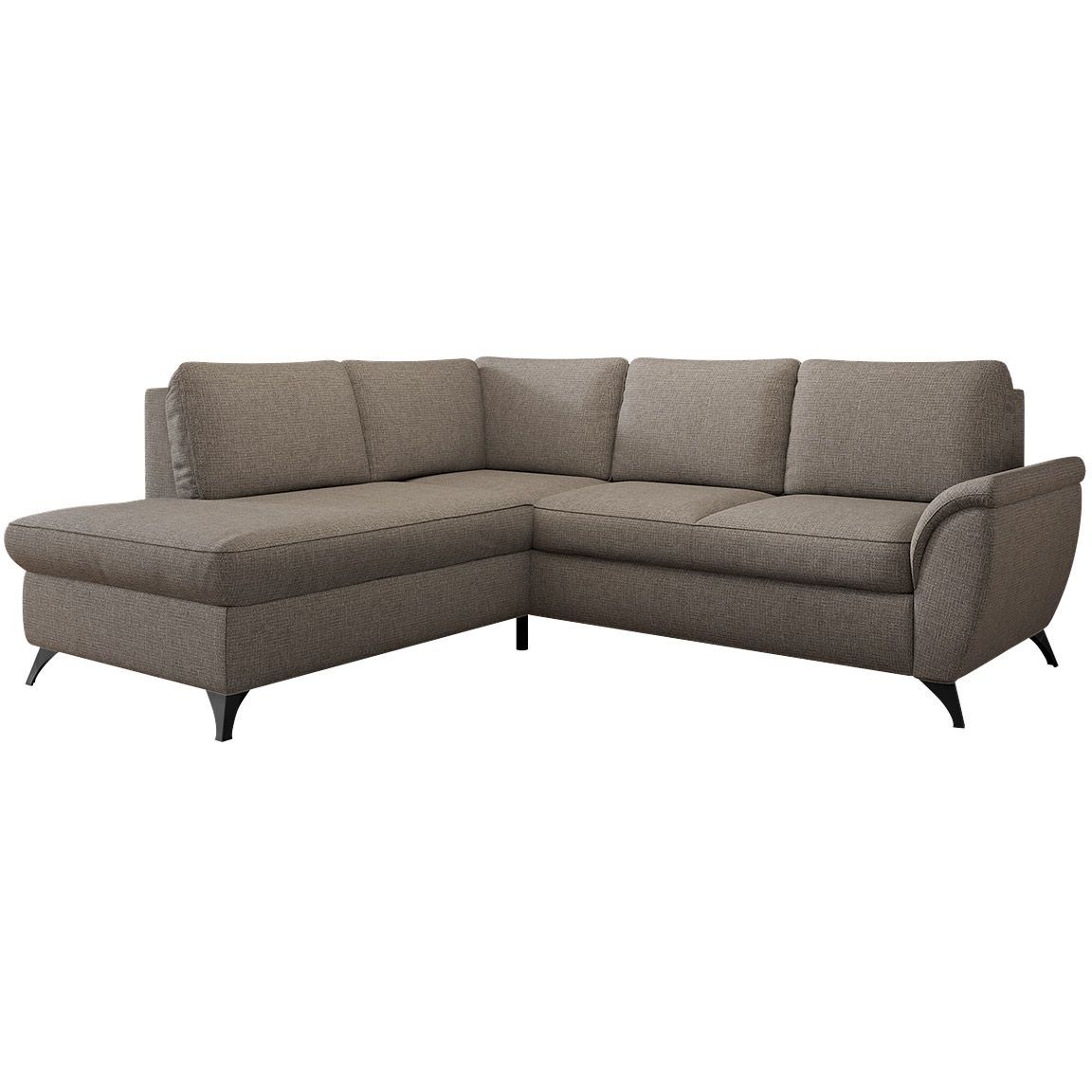 Kulmavuodesohva Nomla GENEVA, 4-istuttava, vasen, ruskea