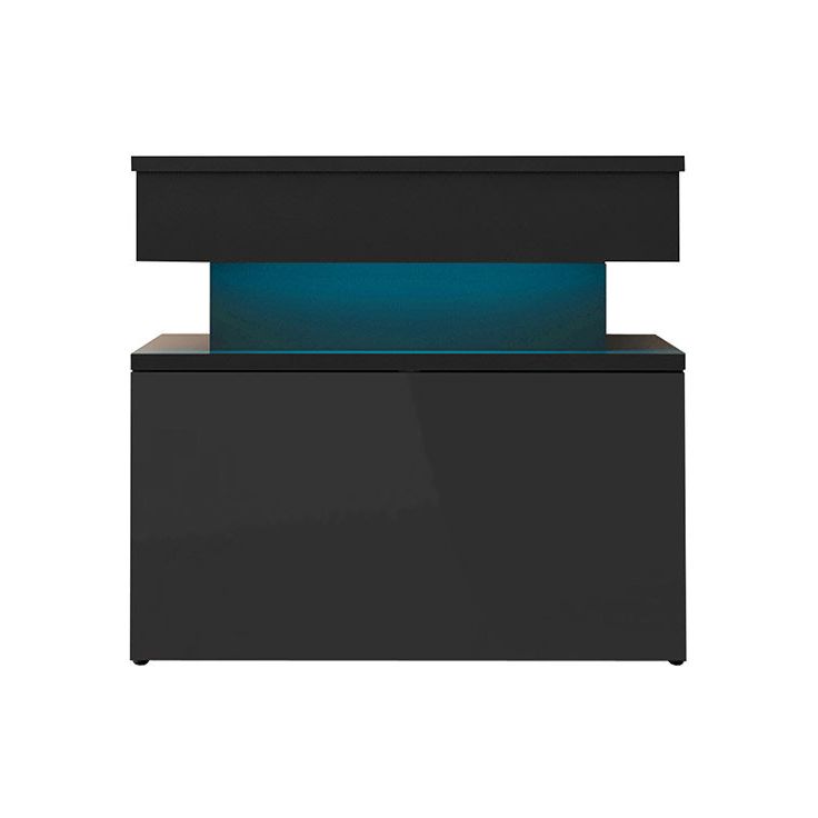 Yöpöytä Nomla 1S GLOSSA 04, LED-valaistuksella, 55x39cm
