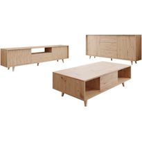 Olohuoneen huonekalusetti Nomla FERIDO I, ruskea